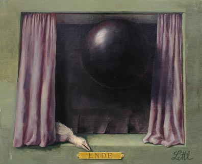 Wolfgang Lettl - Ende (The End) 1980, 27,5x33 cm